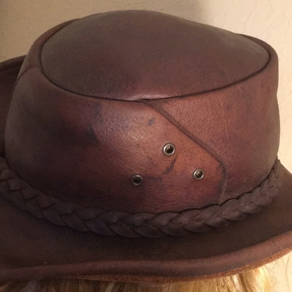 COPY - Australian leather hat - Picture 8 of 10